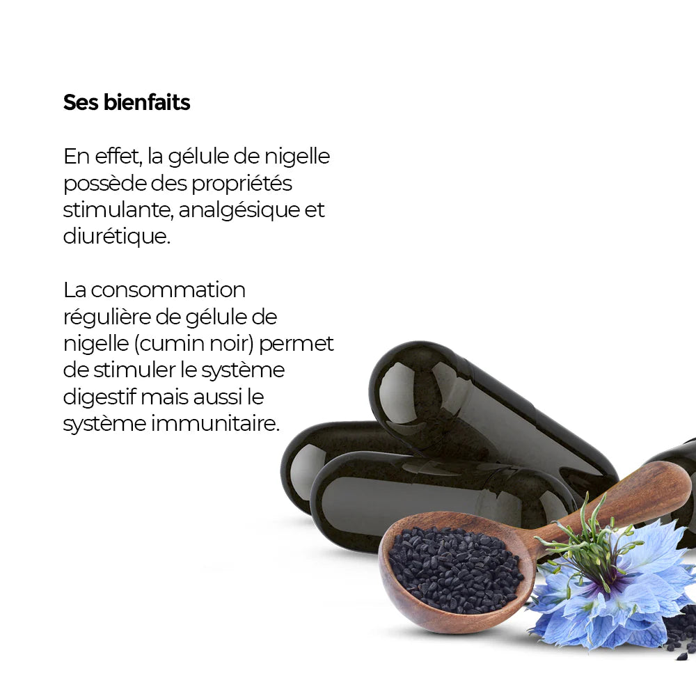 Gélule de nigelle d'Ethiopie