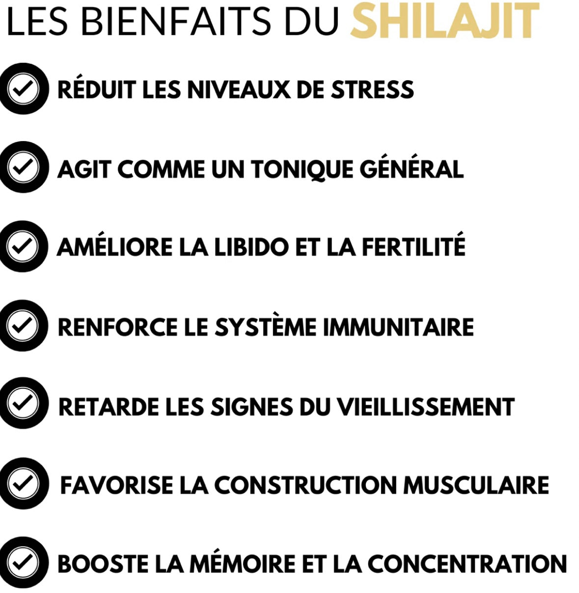 Shilajit Pur de Russie